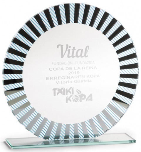 trofeo cristal 18*18