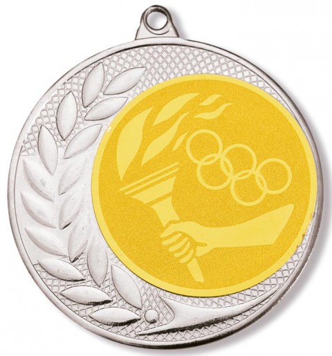 medalla  oro  70 mm