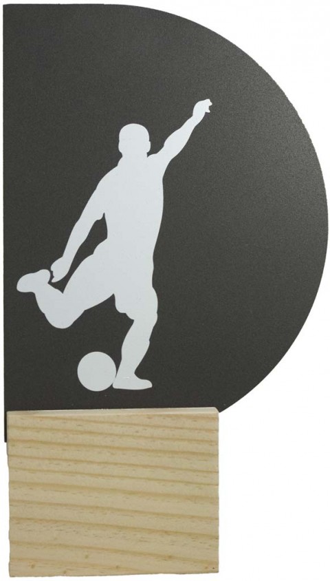 trofeo metal futbol masc. 22 cm.