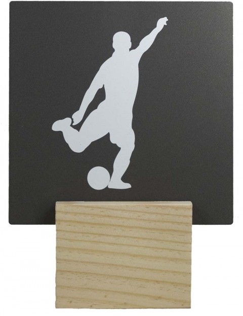 trofeo metal futbol masc. 18 cm.