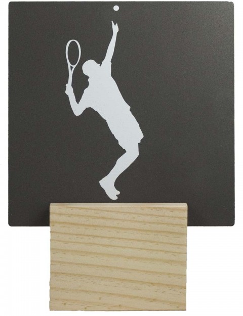 trofeo metal tenis masc 18 cm.