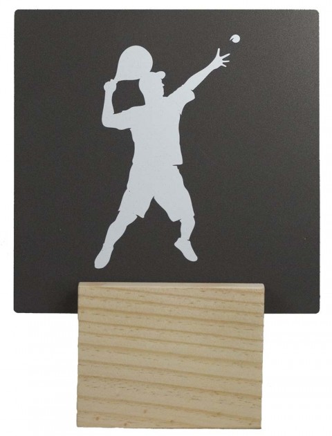 trofeo metal padel masc 18 cm.