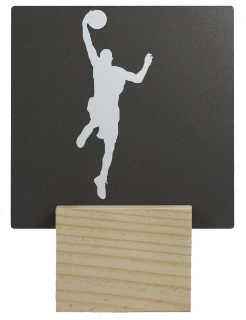 trofeo metal baloncesto masc. 18 cm.