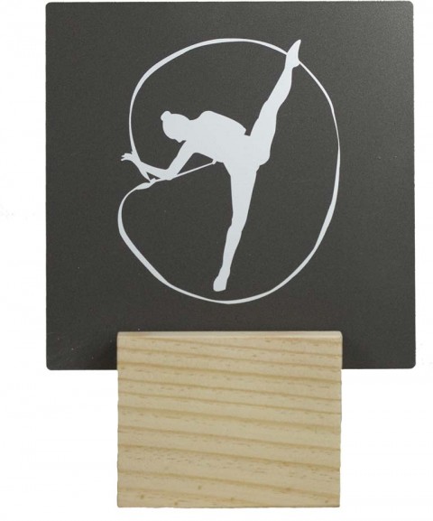 trofeo metal gimnasia 18 cm.