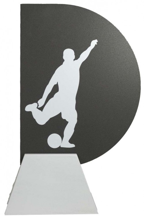 TROFEO METAL FUTBOL MASC. 22 cm.