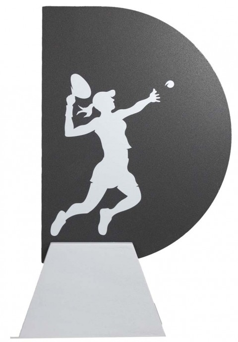 trofeo metal padel fem. 22 cm.