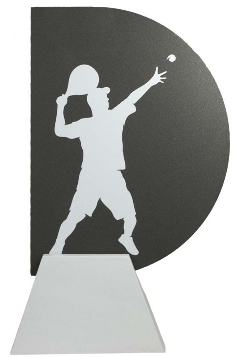 trofeo metal padel masc 22 cm.