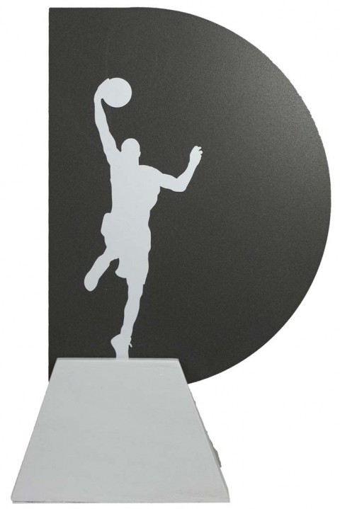 trofeo metal baloncesto masc. 22 cm.