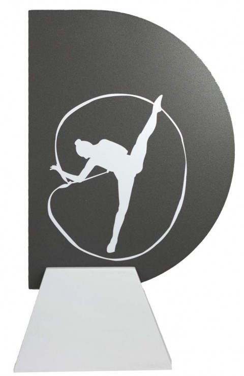 trofeo metal gimnasia 22 cm.