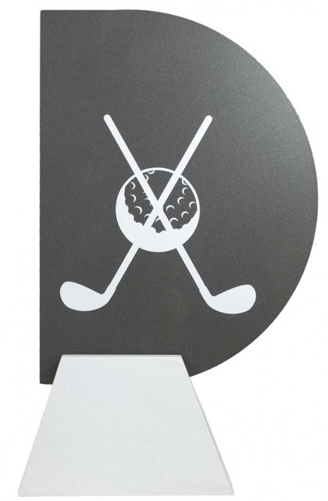 trofeo metal golf 22 cm.
