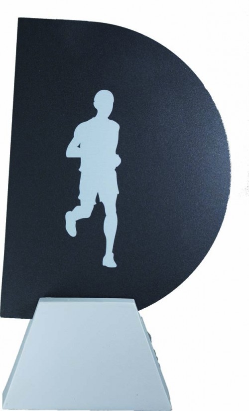 TROFEO METAL ATLETISMO MASC.  22 cm.