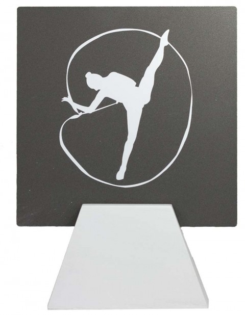 trofeo metal gimnasia 18 cm.