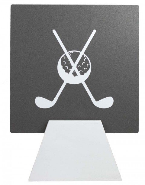 trofeo metal golf 18 cm.