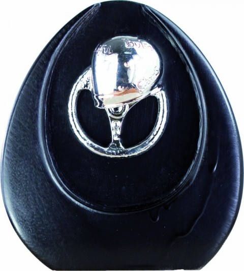 trofeo porta discos 10 cm.
