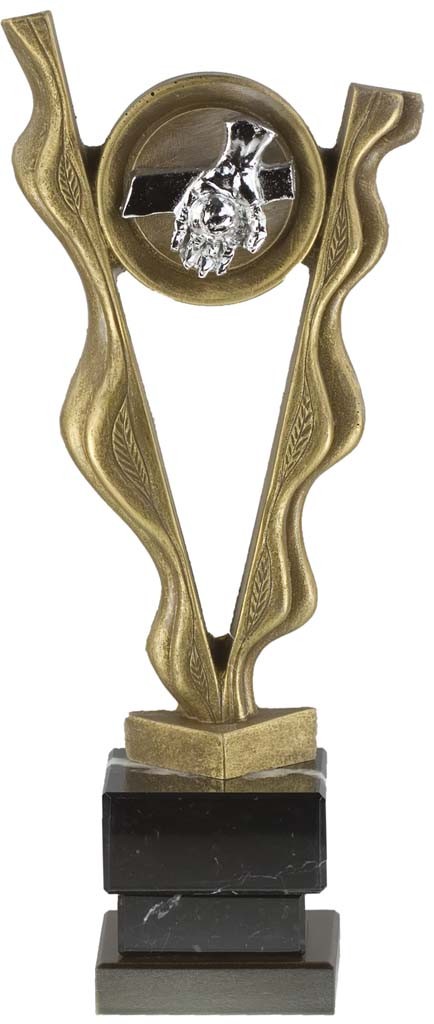 trofeo porta discos 25 cm.