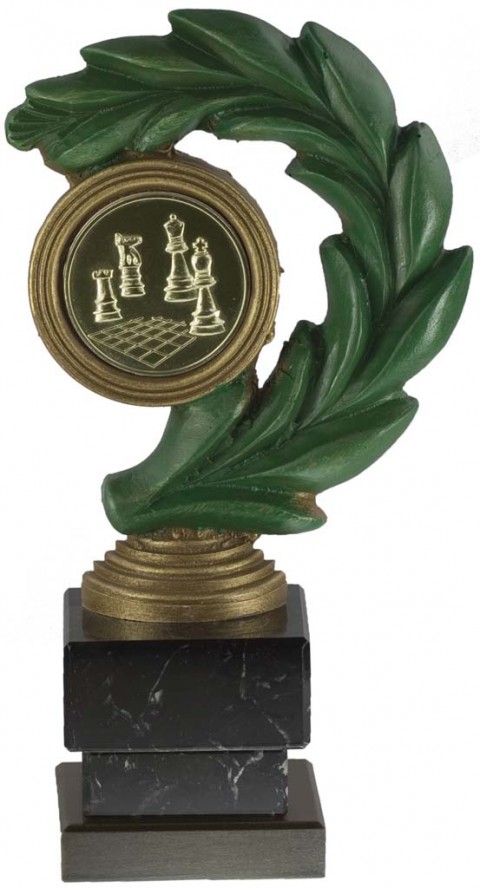 trofeo porta discos 20 cm.