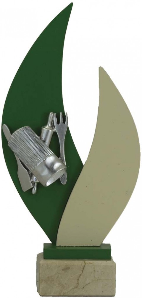 trofeo porta discos 17 cm.