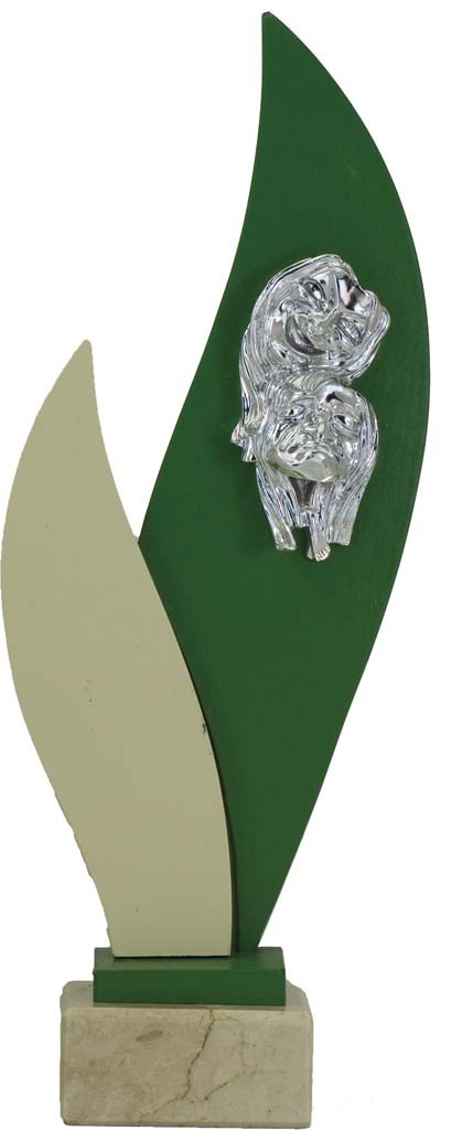 trofeo porta discos 22 cm.