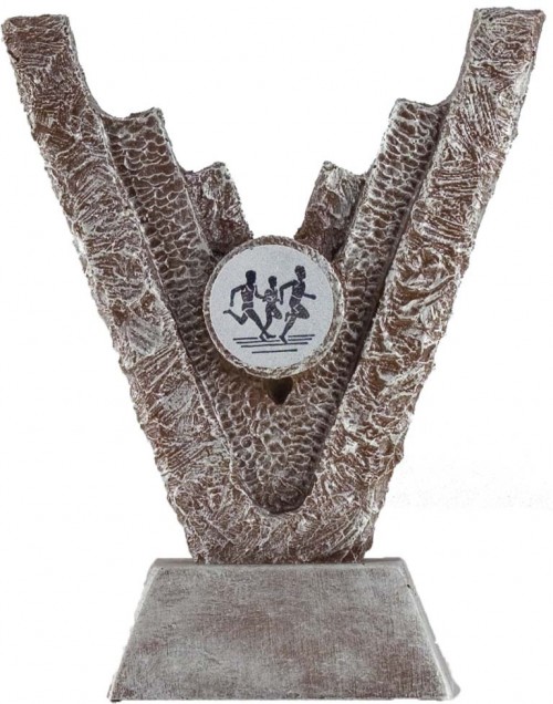 TROFEO RESINA PORTADISCOS 15 cm.