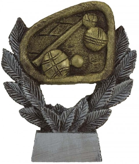 trofeo resina petanca 15 cm.