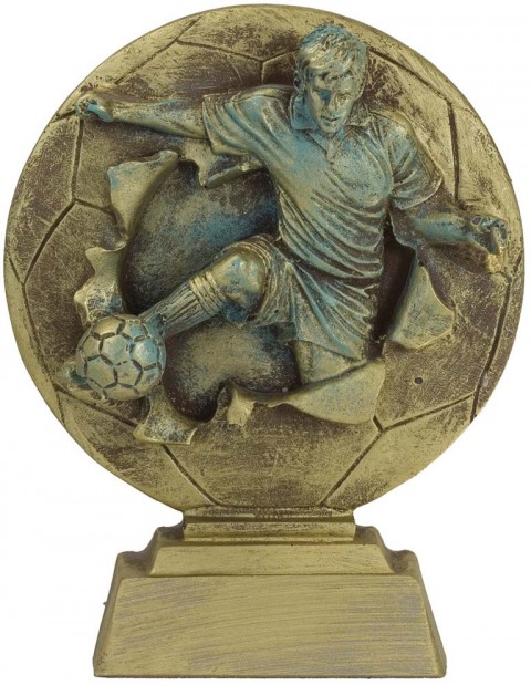 trofeo resina futbol 15 cm.
