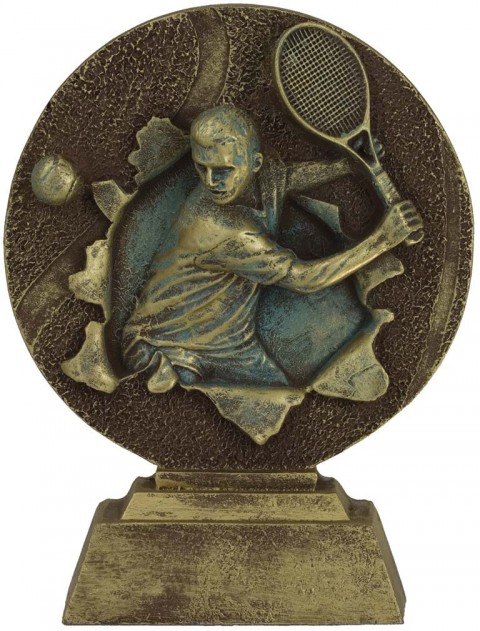 trofeo resina tenis masc 15 cm.