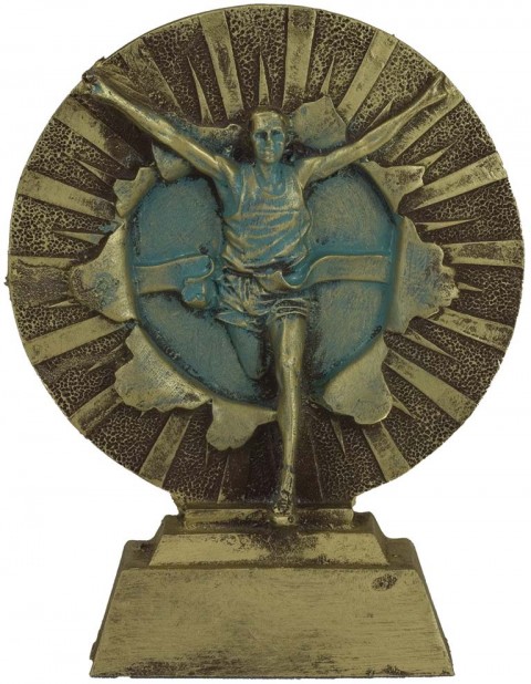 trofeo resina atletismo 15 cm.