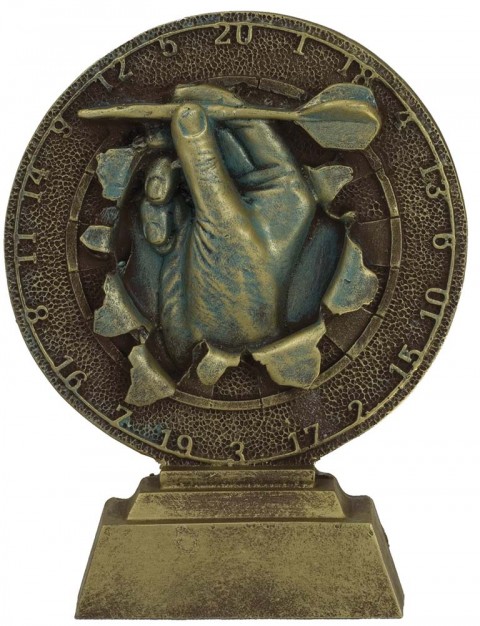 trofeo resina dardos 15 cm.