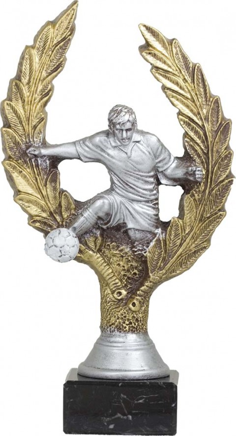trofeo resina futbol 25 cm.