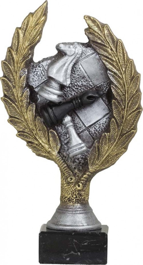 TROFEO RESINA AJEDREZ 25 cm.