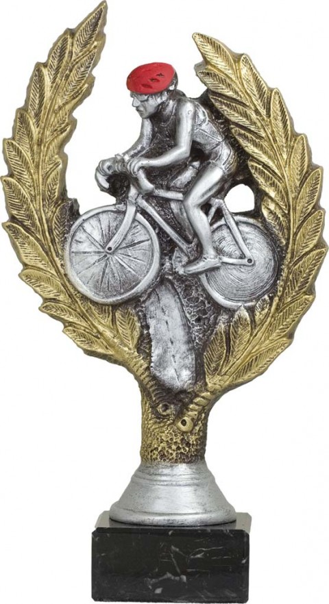 trofeo resina ciclismo 25 cm.
