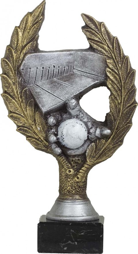 trofeo resina pelota vasca 25 cm.