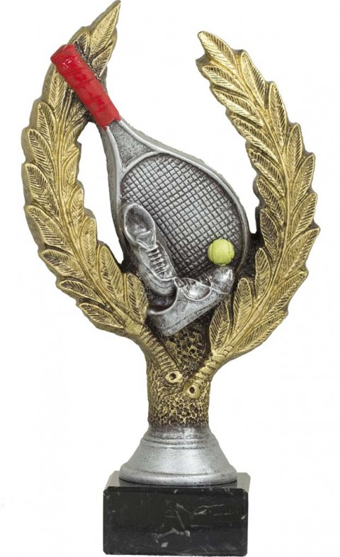 trofeo resina tenis 25 cm.
