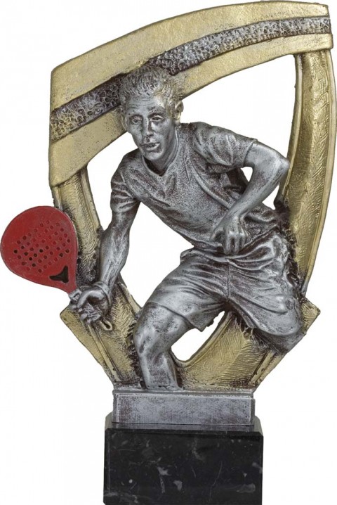 trofeo resina padel masc. 26 cm.