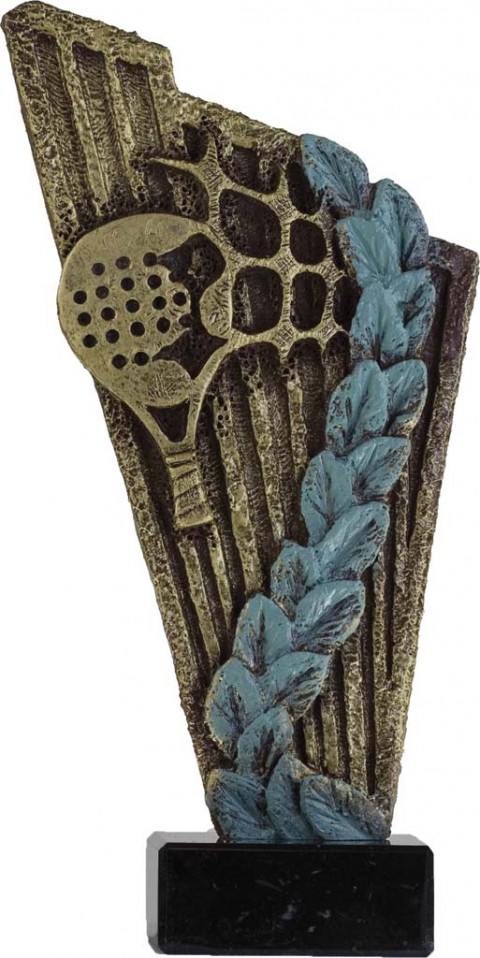 trofeo resina padel 27 cm.