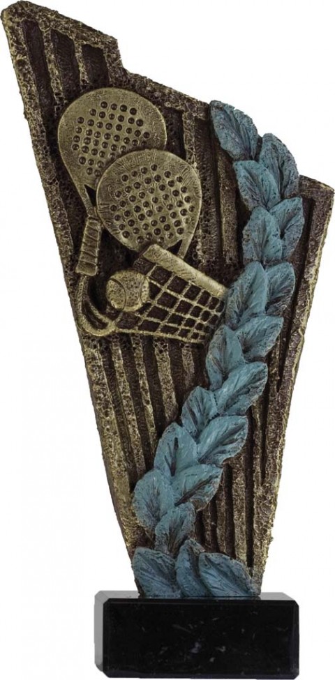 trofeo resina padel 27 cm.