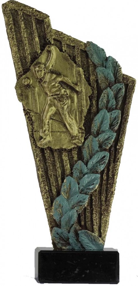 trofeo resina pelota vasca 27 cm.