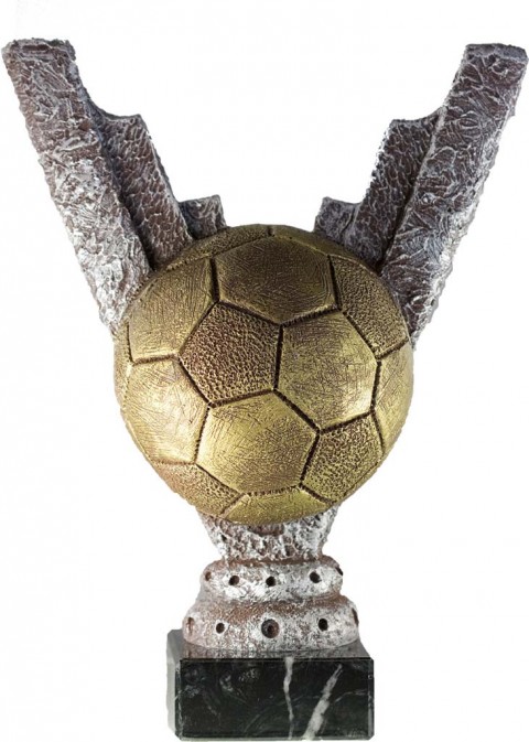 trofeo resina futbol 25 cm.
