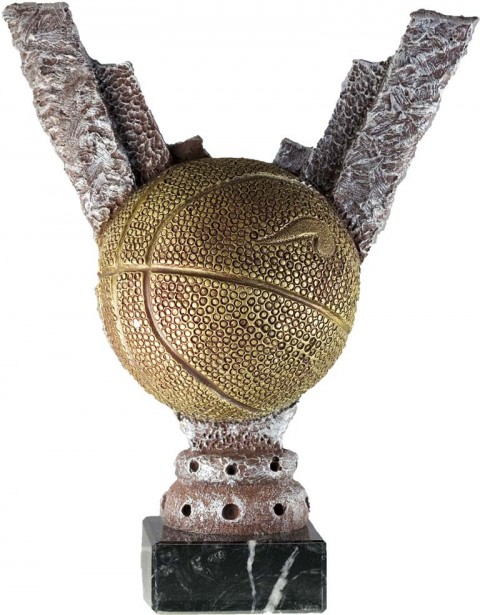 trofeo resina baloncesto 25 cm.