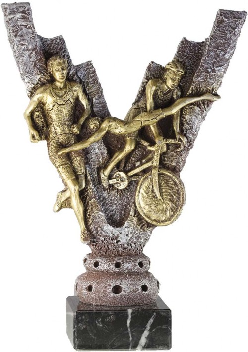 TROFEO RESINA TRIATLON 25 cm.