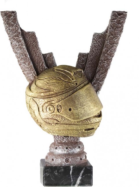 trofeo resina motociclismo 25 cm.