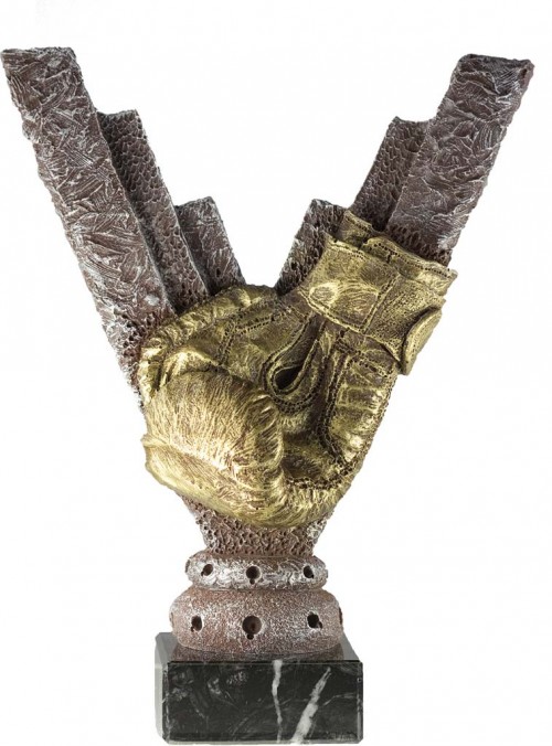TROFEO RESINA BOXEO 25 cm.