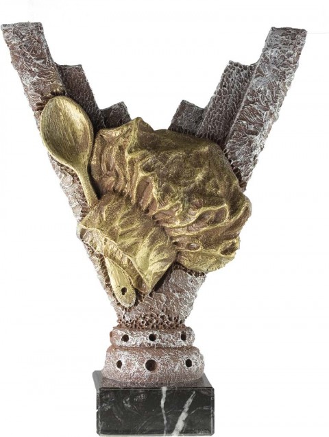 trofeo resina cocina 25 cm.