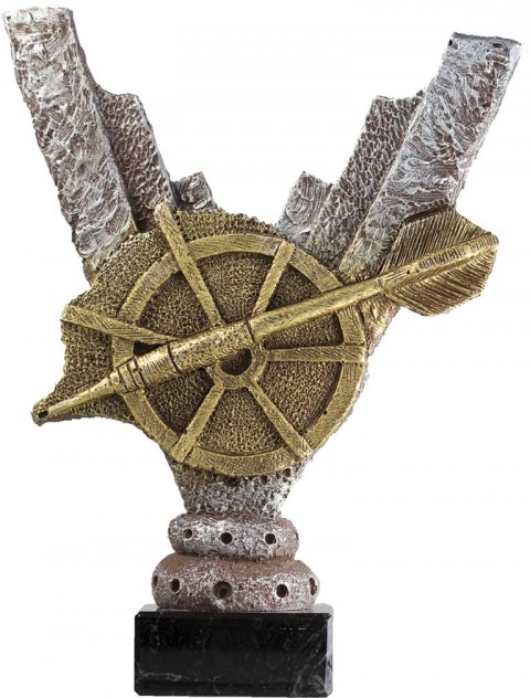 trofeo resina dardos 25 cm.