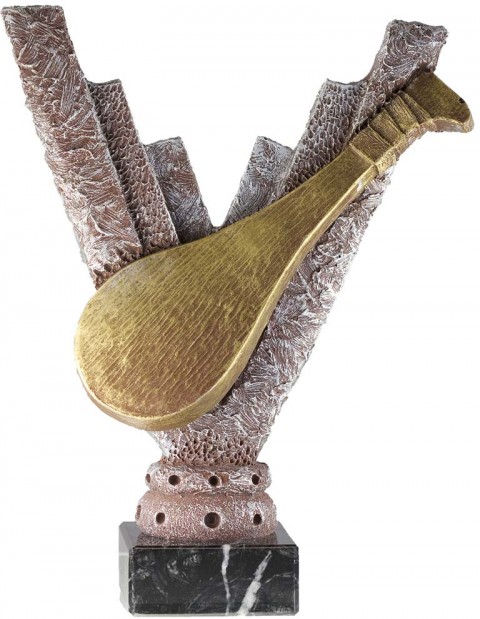 trofeo resina pelota vasca 25 cm.