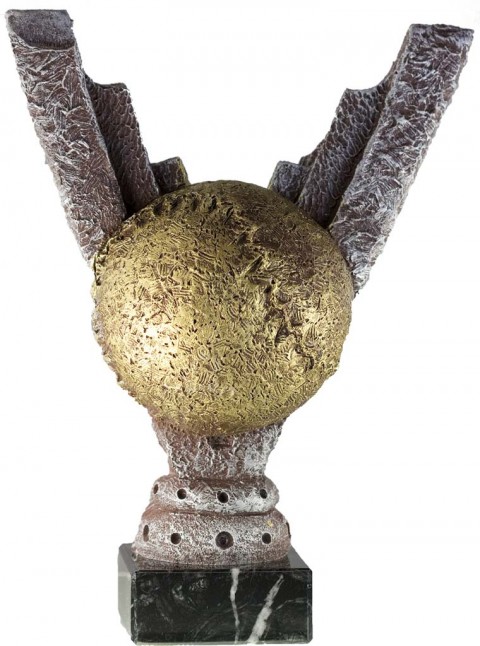 trofeo resina pelota vasca 25 cm.