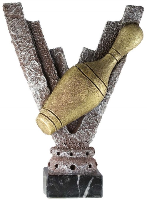 TROFEO RESINA BOLOS 25 cm.