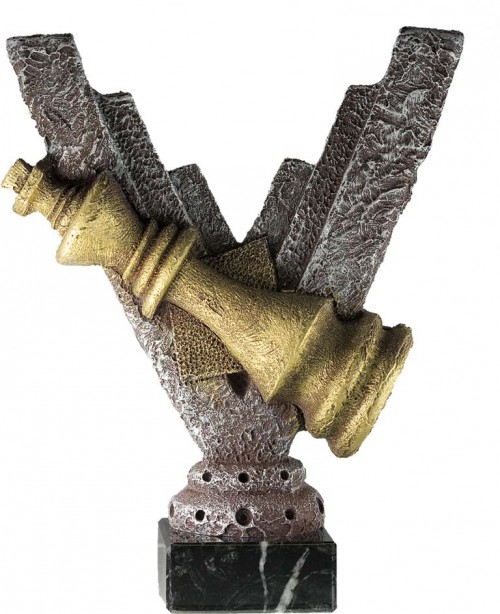 TROFEO RESINA AJEDREZ 25 cm.