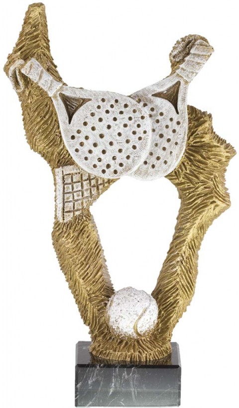 trofeo resina padel 26 cm.