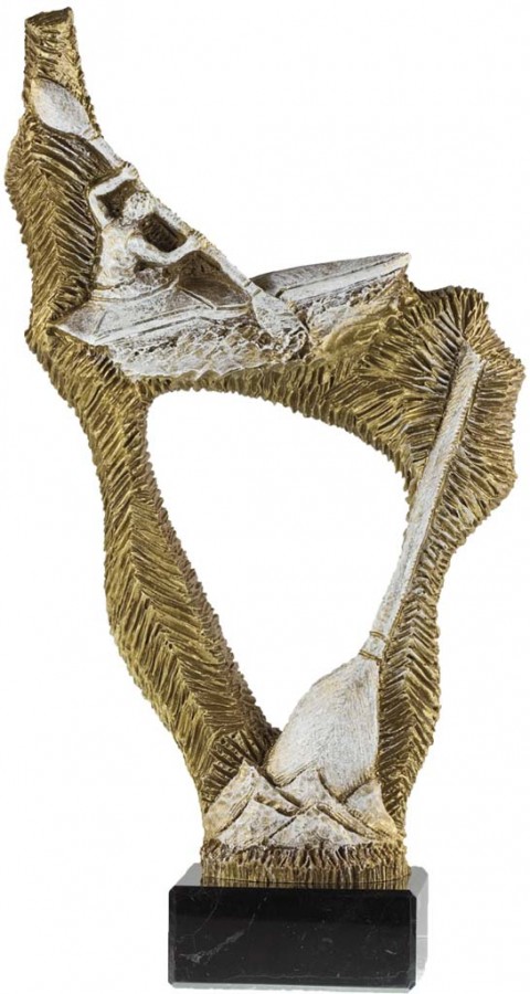 trofeo resina piragismo 26 cm.